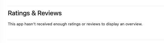 No ratings or reviews