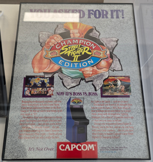 Street Fighter II sign