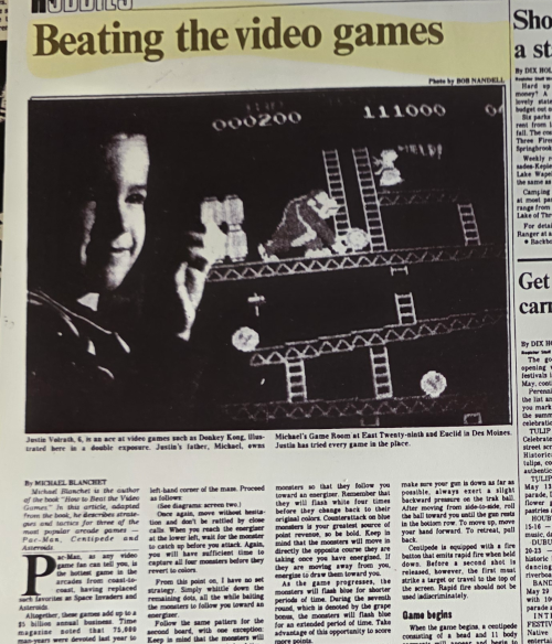 Newspaper - Beating the video games