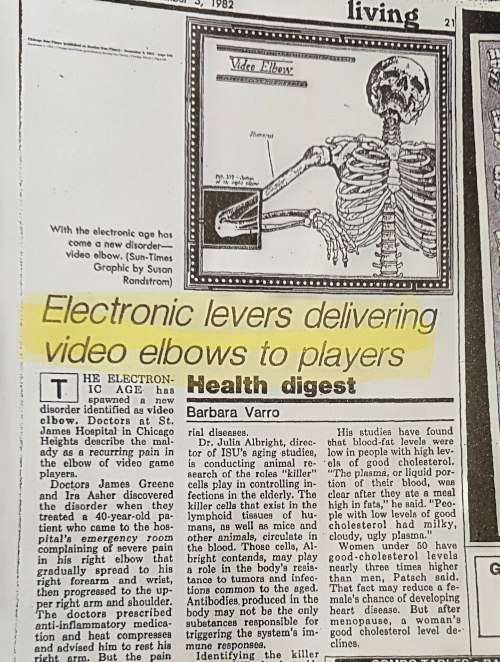 Newspaper - Video elbows