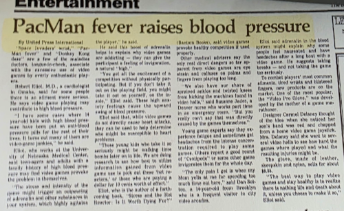 Newspaper - Blood pressure