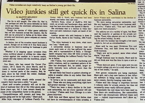 Newspaper - Video junkies