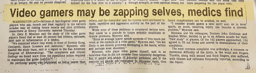 Newspaper - Zapping selves