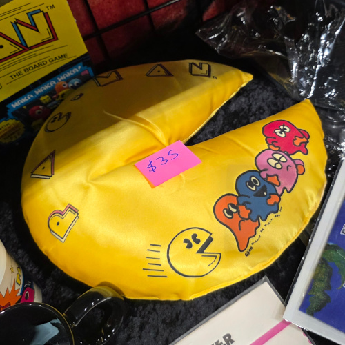 Pac-Man pillow