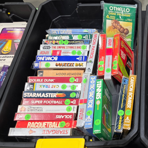 Boxed 2600 games