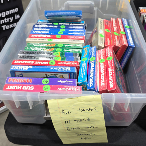 Sealed Intellivision games