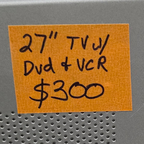 TV with DVD+VCR