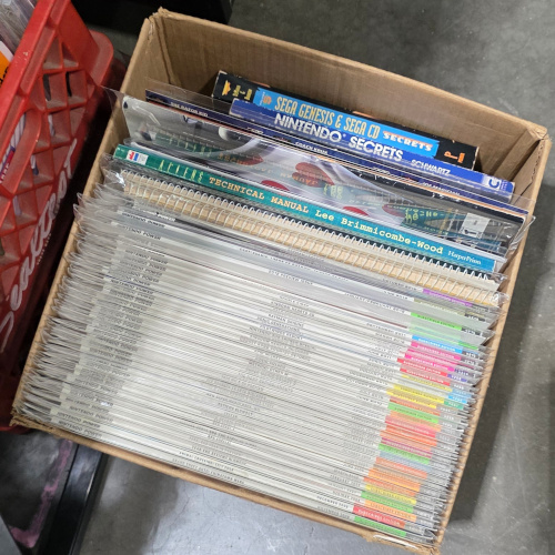 Box of magazines