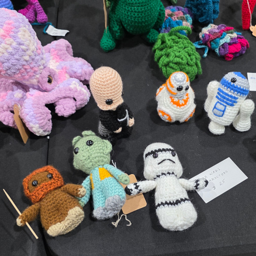 Crocheted Star Wars characters