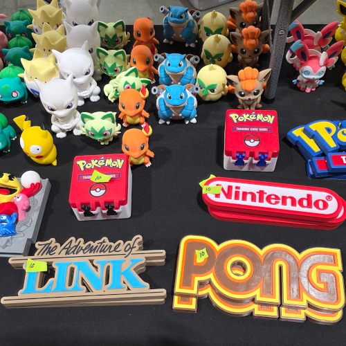 3D printed signs and Pokemon