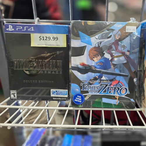 Final Fantasy VII and Trails from Zero collectors editions