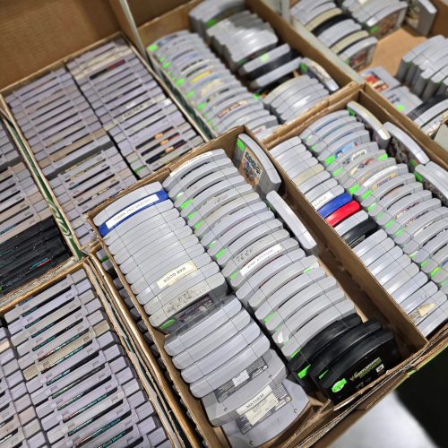 N64 and SNES games