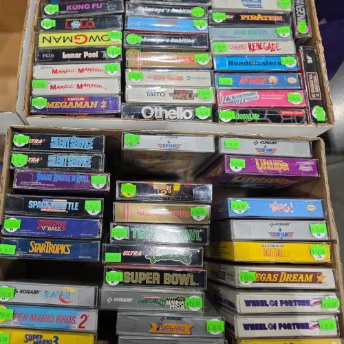 More boxed NES games
