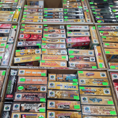 Boxed N64 games
