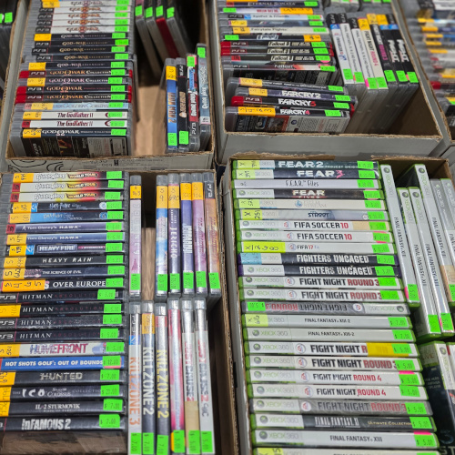 PS3 and XBox games