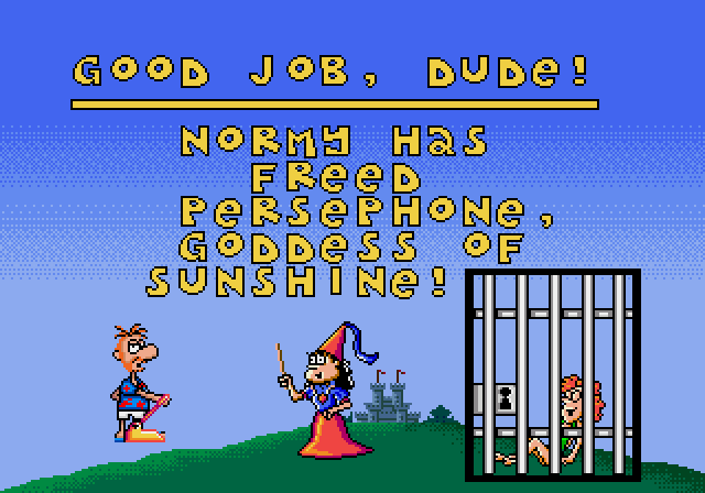 Normy's Beach Babe-o-Rama: End of the second area