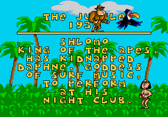 Normy's Beach Babe-o-Rama: Third area intro