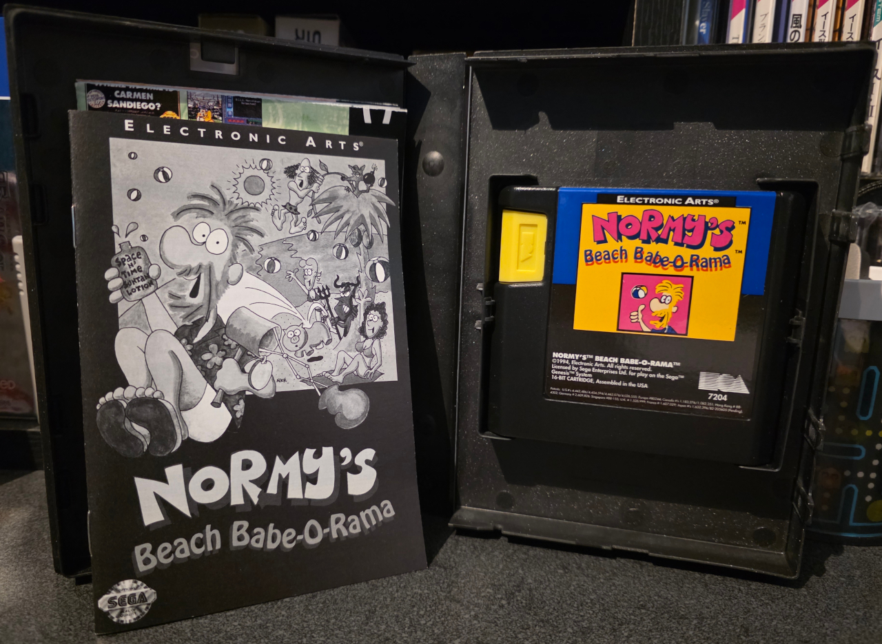 Normy's Beach Babe-o-Rama inside the box