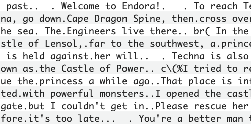 The Complete Guide to Phantasy Star III - Dialogs
