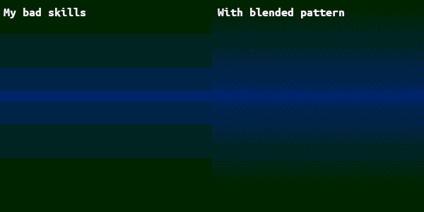 Comparison of two styles