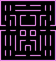 Super Pac-Man - empty maze