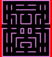 Super Pac-Man - maze with width adjustments (probably) done