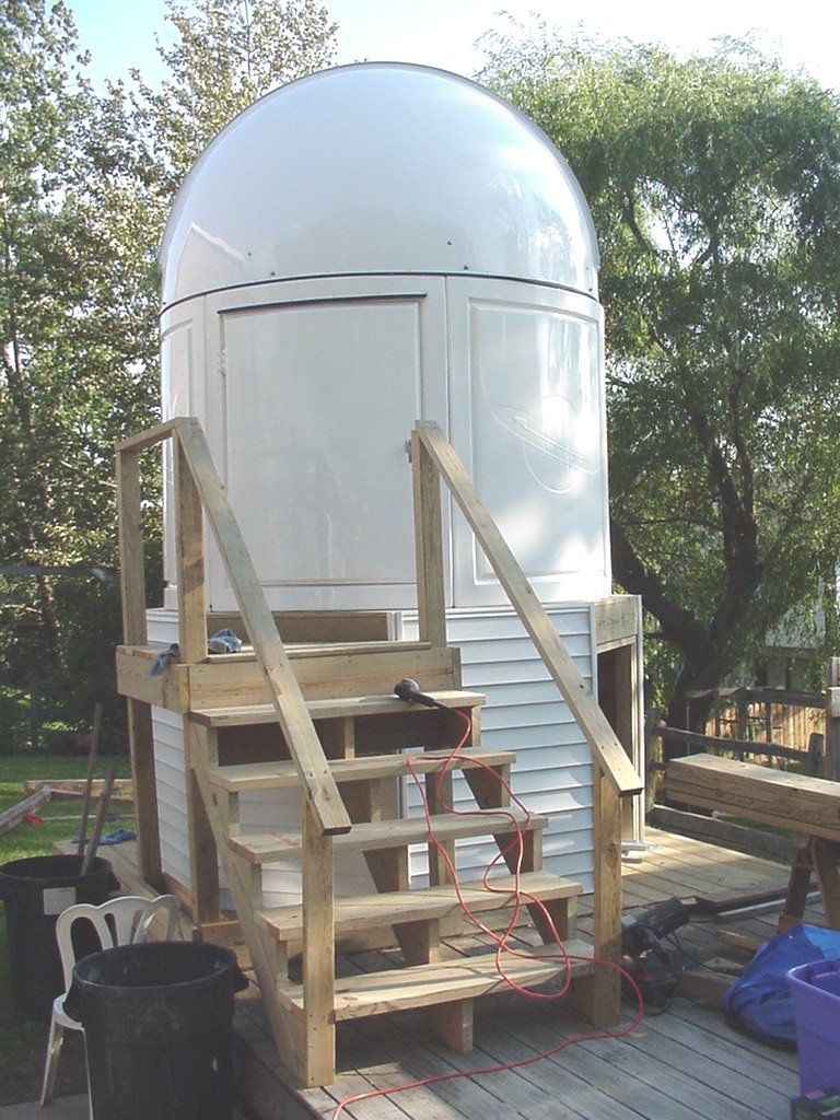 Outside - dome stairs