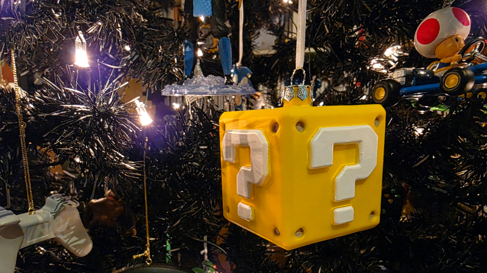 Question block ornament