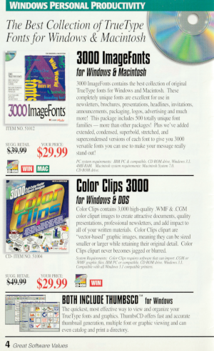 Page 4 - Fonts and clip art