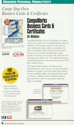 Page 6 - CompuWorks Business Cards and Certificates