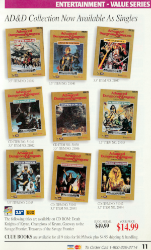 Page 11 - Advanced Dungeons and Dragons Games